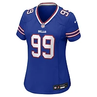 Maillot de match Nike T.J. Parker Royal Buffalo Bills pour femmes