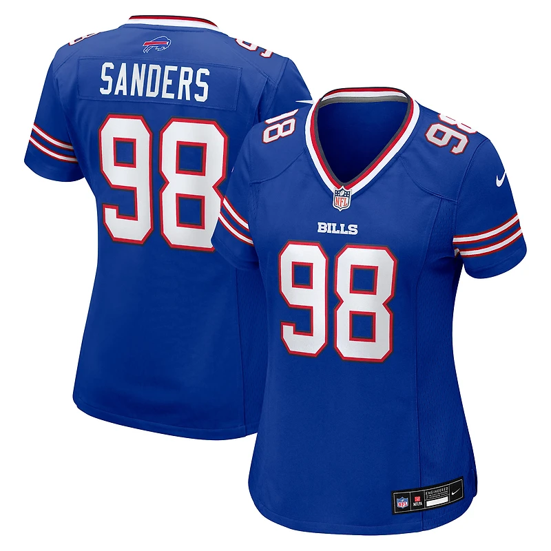 Women's Nike T.J. Sanders  Royal Buffalo Bills Team Game Jersey