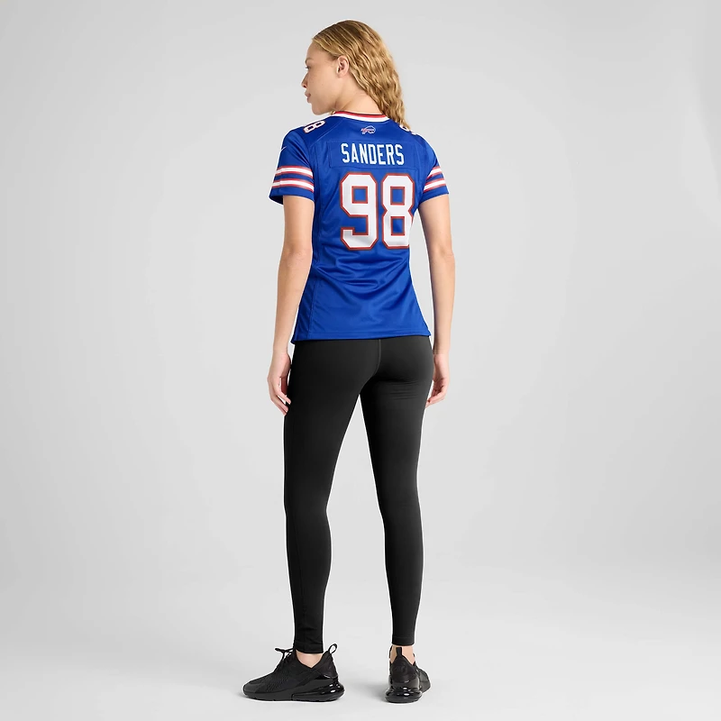 Women's Nike T.J. Sanders  Royal Buffalo Bills Team Game Jersey