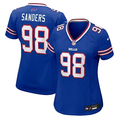 Women's Nike T.J. Sanders  Royal Buffalo Bills Team Game Jersey
