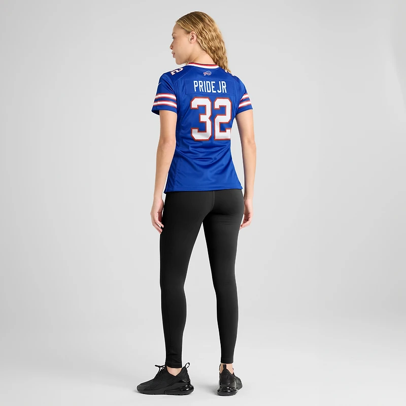 Women's Nike Toriano Pride Jr. Royal Buffalo Bills Team Game Jersey