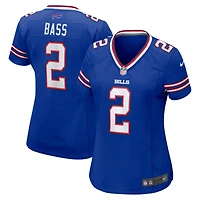 Women's Nike Tyler Bass Royal Buffalo Bills Game Jersey