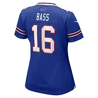 Maillot de match Nike Tyler Bass Royal Buffalo Bills pour femmes