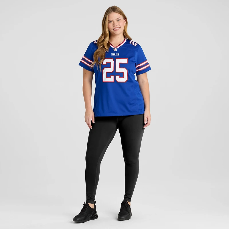 Maillot de match l'équipe Nike Royal Buffalo Bills pour femme