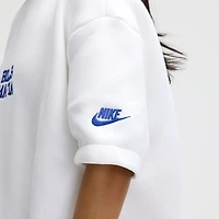 Women's Nike White Buffalo Bills 2025 Rivalries Collection Oversized Tech Fleece Dress