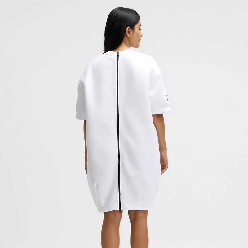 Robe oversize en polaire technique Nike Buffalo Bills blanche, collection 2025 Rivalries, pour femme