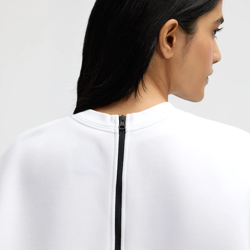 Women's Nike White Buffalo Bills 2025 Rivalries Collection Oversized Tech Fleece Dress