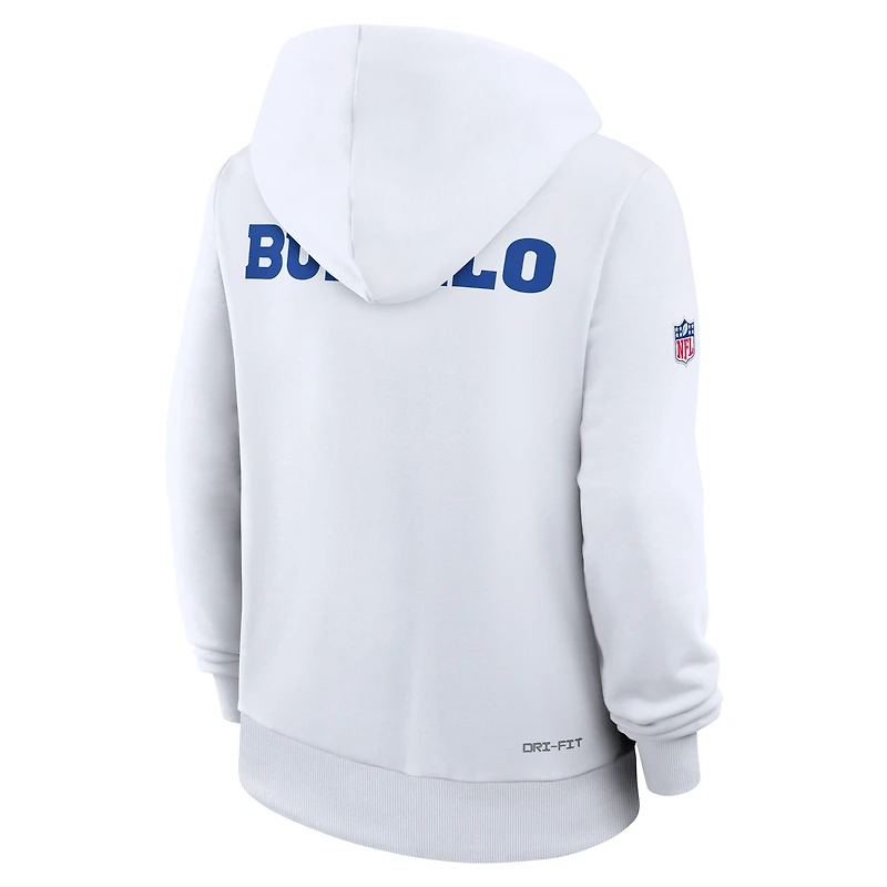 Sweat à capuche Nike Dri-FIT Sideline des Buffalo Bills pour femme