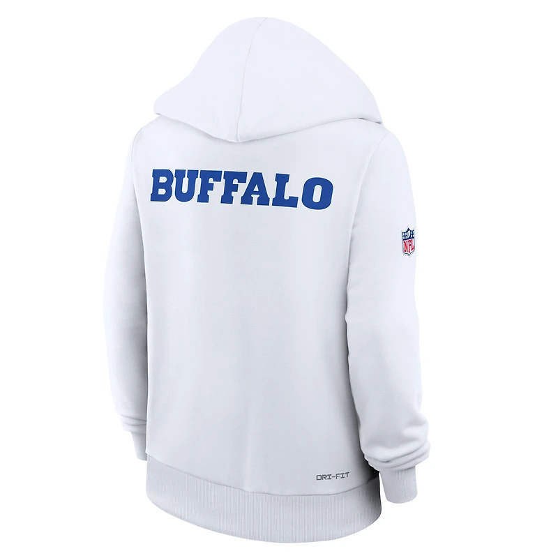 Sweat à capuche Nike Dri-FIT Sideline des Buffalo Bills pour femme