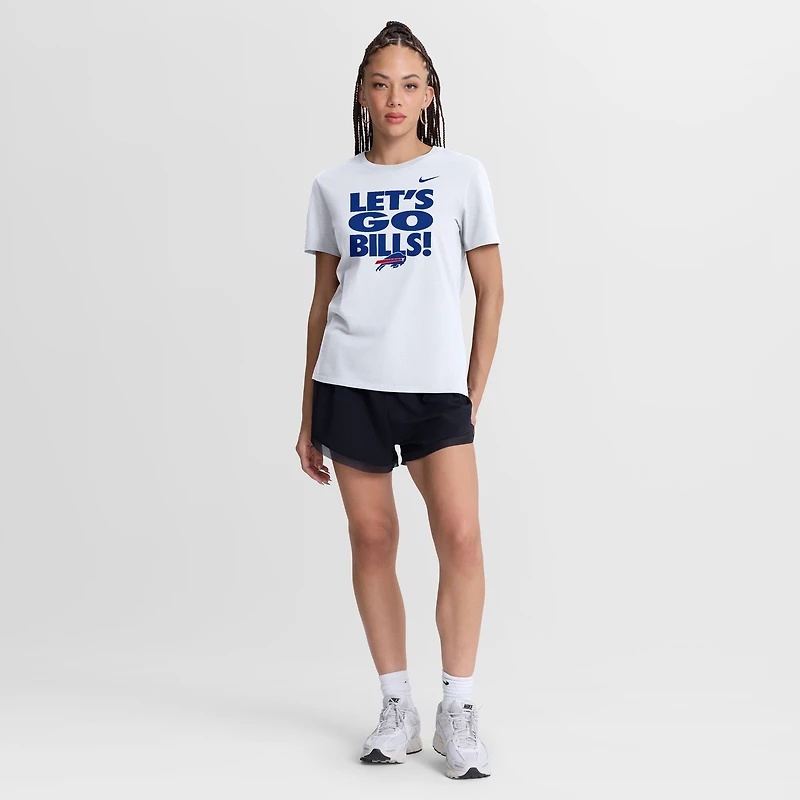 Women's Nike White Buffalo Bills Primetime T-Shirt