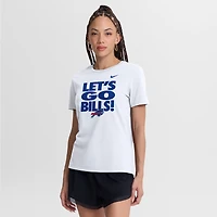 T-shirt Nike blanc Buffalo Bills Primetime pour femmes