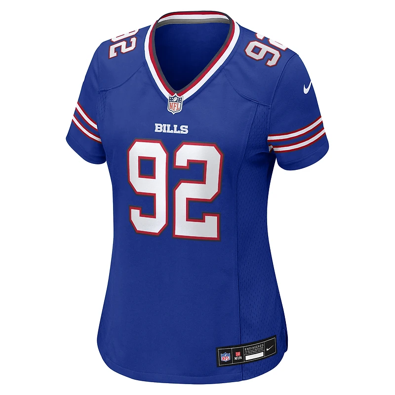 Women's Nike Zane Durant Royal Buffalo Bills Team Game Jersey