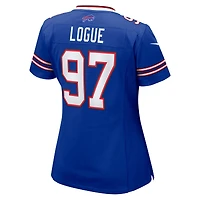 Women's Nike Zion Logue  Royal Buffalo Bills Team Game Jersey