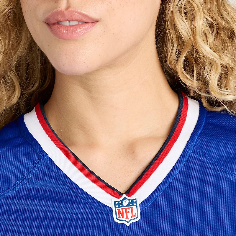 Women's Nike Zion Logue  Royal Buffalo Bills Team Game Jersey