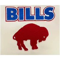 Women's Pro Standard  Cream Buffalo Bills Retro Classic Vintage Full-Zip Varsity Jacket