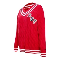 Pull à col en V Pro Standard Red Buffalo Bills Prep pour femmes