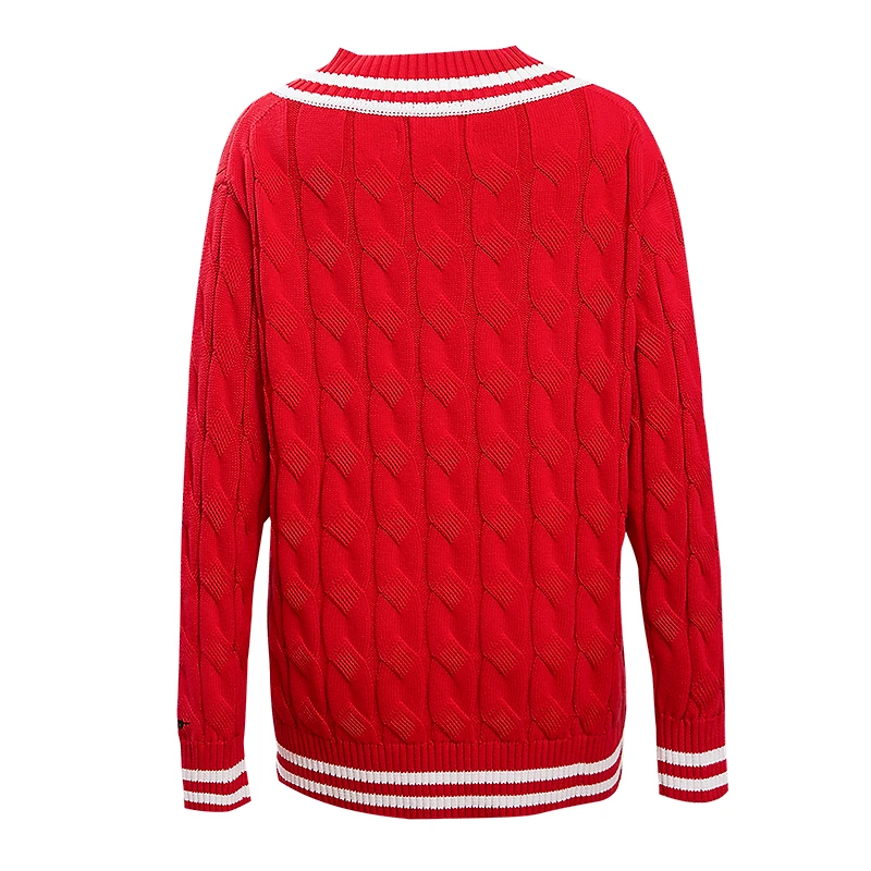 Pull à col en V Pro Standard Red Buffalo Bills Prep pour femmes
