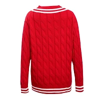 Pull à col en V Pro Standard Red Buffalo Bills Prep pour femmes