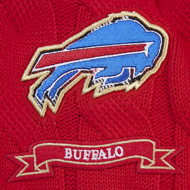Pull à col en V Pro Standard Red Buffalo Bills Prep pour femmes