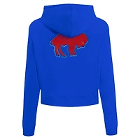 Women's Pro Standard Royal Buffalo Bills Split Logo Full-Zip Hoodie