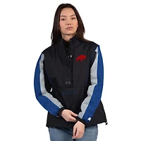 Veste demi-zippée pour femme Starter Black/Royal Buffalo Bills Thursday Night Gridiron