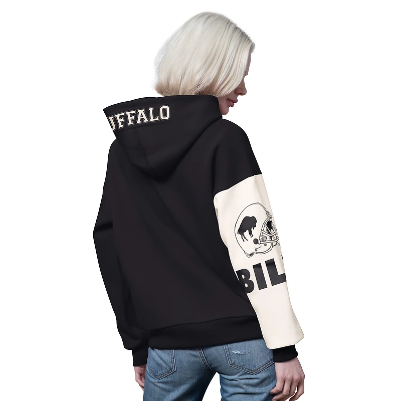 Women's Starter  Black Buffalo Bills 4th Down Full-Zip Hoodie