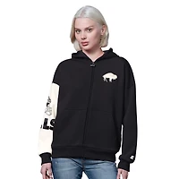 Women's Starter  Black Buffalo Bills 4th Down Full-Zip Hoodie