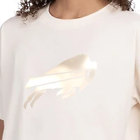 T-shirt court de voyage Buffalo Bills pastel crème Starter pour femme