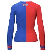 Women's STAUD Red/Royal Buffalo Bills Cargo Sweater