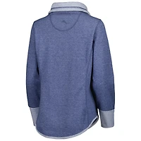Women's Tommy Bahama Heathered Royal Buffalo Bills Sport Sun Fade Full-Zip Sweatshirt