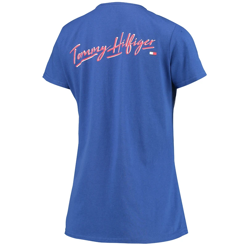 T-shirt Tommy Hilfiger Royal Buffalo Bills Riley pour femme
