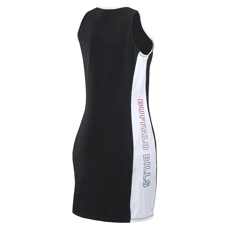 Women's WEAR by Erin Andrews Black Buffalo Bills Bodyframing Tank Dress