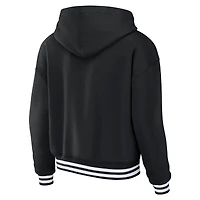 Sweat à capuche lacets noir Buffalo Bills pour femme WEAR by Erin Andrews