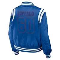 Women's WEAR by Erin Andrews Royal Buffalo Bills Bomber Full-Zip Jacket