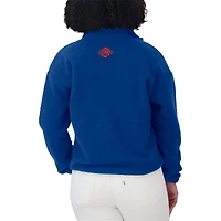 Veste polaire à demi-zip WEAR by Erin Andrews Royal Buffalo Bills pour femme