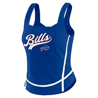 Débardeur à col carré Royal Buffalo Bills pour femme WEAR by Erin Andrews