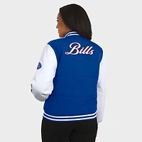 Doudoune à boutons-pression complète pour femme WEAR by Erin Andrews Royal Buffalo Bills Varsity