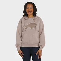 Women's WEAR by Erin Andrews  Tan Buffalo Bills Washed Pullover Crewdie