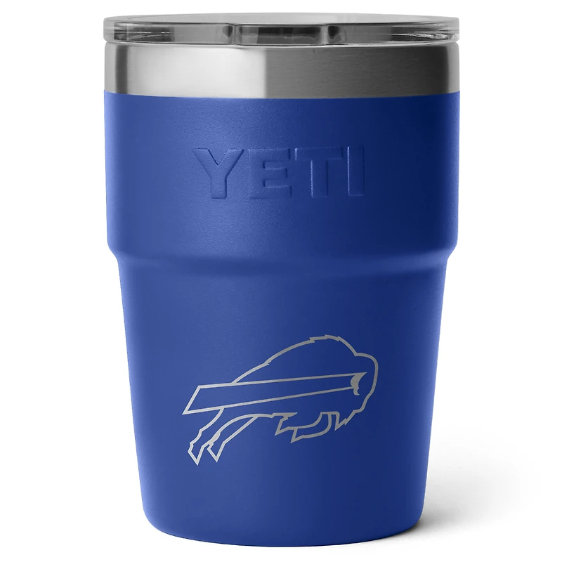 Gobelet empilable Rambler YETI Buffalo Bills Secondary 473 ml avec couvercle Magslider
