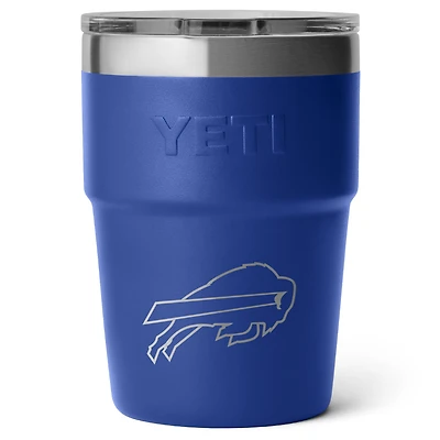 Gobelet empilable Rambler YETI Buffalo Bills Secondary 473 ml avec couvercle Magslider