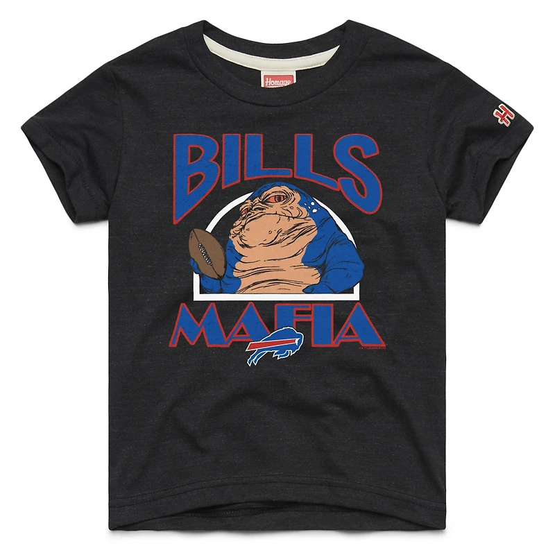 T-shirt noir hommage aux jeunes Buffalo Bills Star Wars x NFL Tri-Blend