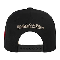 Casquette snapback Mitchell & Ness noire Buffalo Bills crème pour jeunes