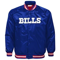 Youth Mitchell & Ness  Royal Buffalo Bills Lightweight Full-Snap Satin Jacket