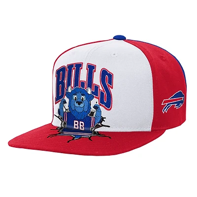 Casquette snapback Mitchell & Ness blanche pour enfant