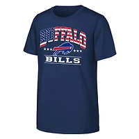 Youth  Navy Buffalo Bills Americana Arch T-Shirt