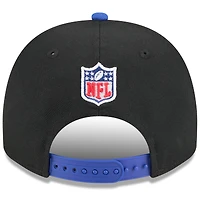 Youth New Era  Black/Royal Buffalo Bills 2025 NFL Draft A-Frame 9FIFTY Snapback Hat