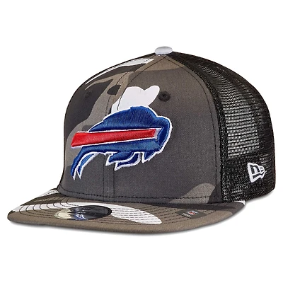 Youth New Era Camo/Black Buffalo Bills Trucker 9FIFTY Snapback Hat