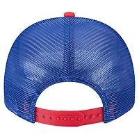 Casquette de camionneur ajustable New Era 9FIFTY A-Frame crème/bleu royal Buffalo Bills pour jeunes