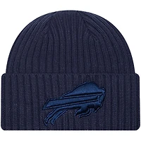 Bonnet en tricot à revers bleu marine Buffalo Bills Color Pack New Era pour jeune