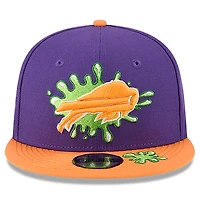 Youth New Era Purple/Orange Buffalo Bills Nickelodeon Slime 9FIFTY Snapback Hat